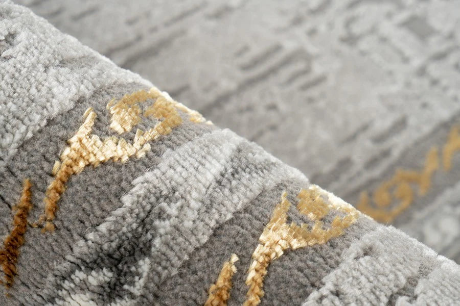 Tapis Marvis gris gold