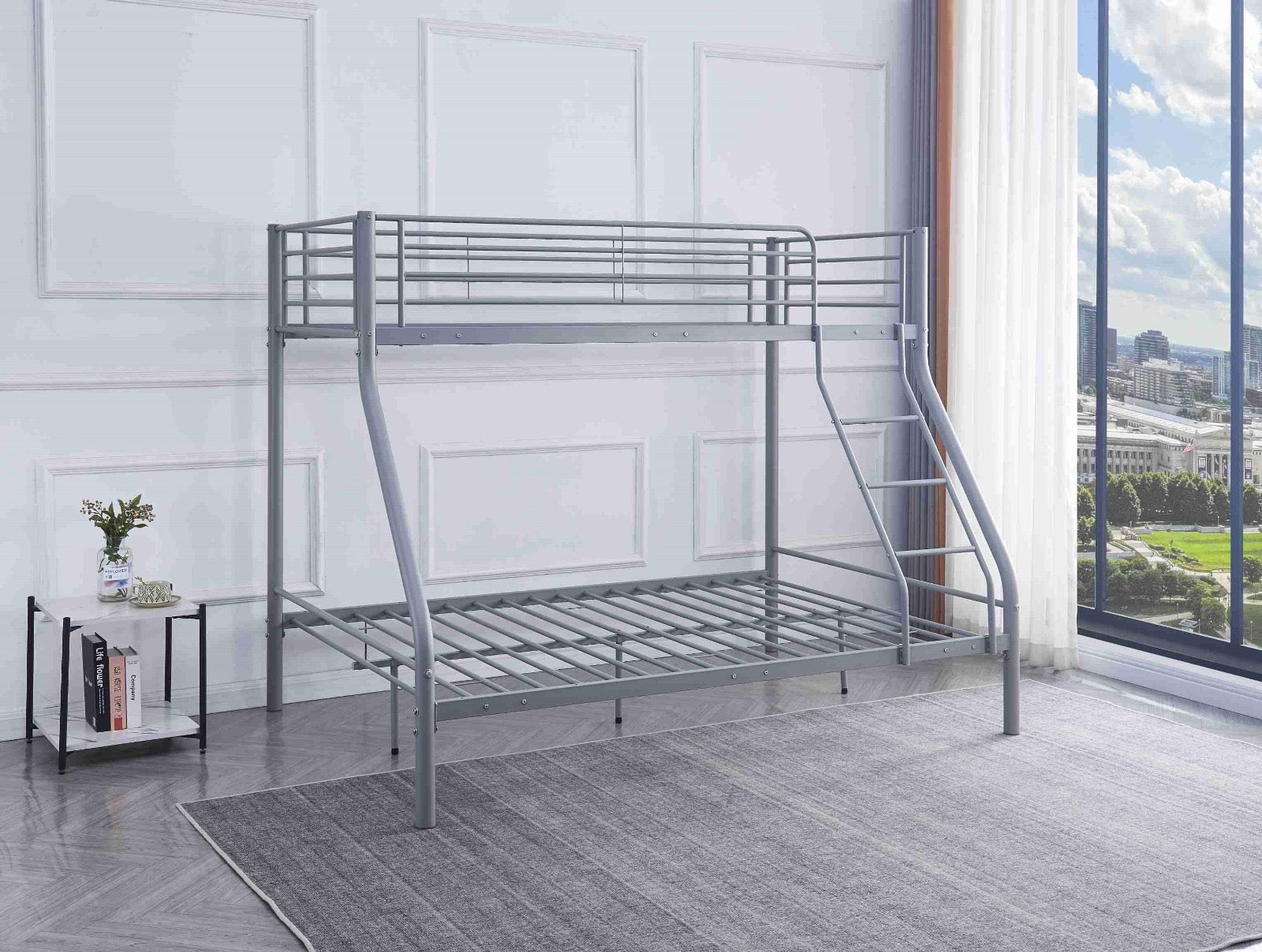 Lit superposé métal 2+1 140x190 et 90x190