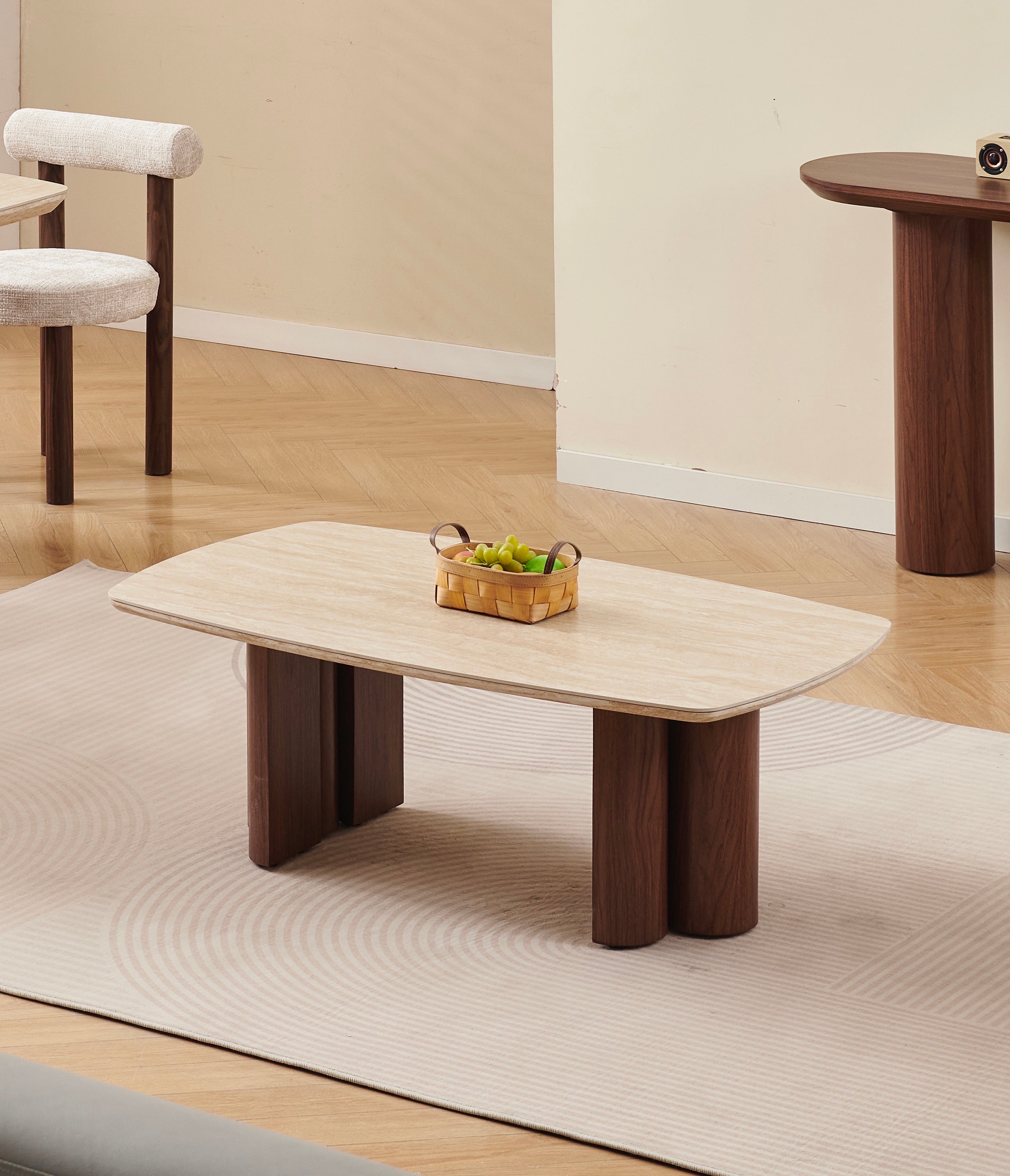 Table basse Lorie noyer