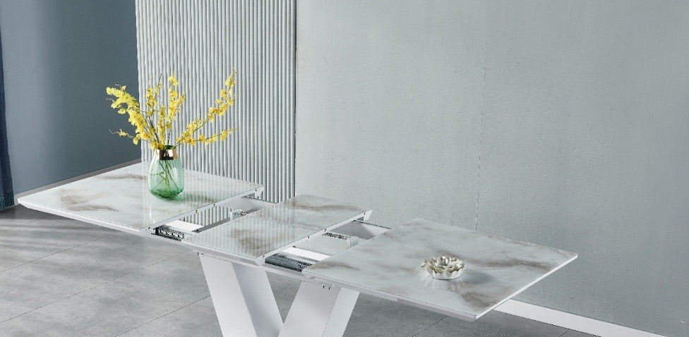 Table à manger Versuce extensible doré