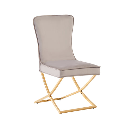Chaise Milano beige doré