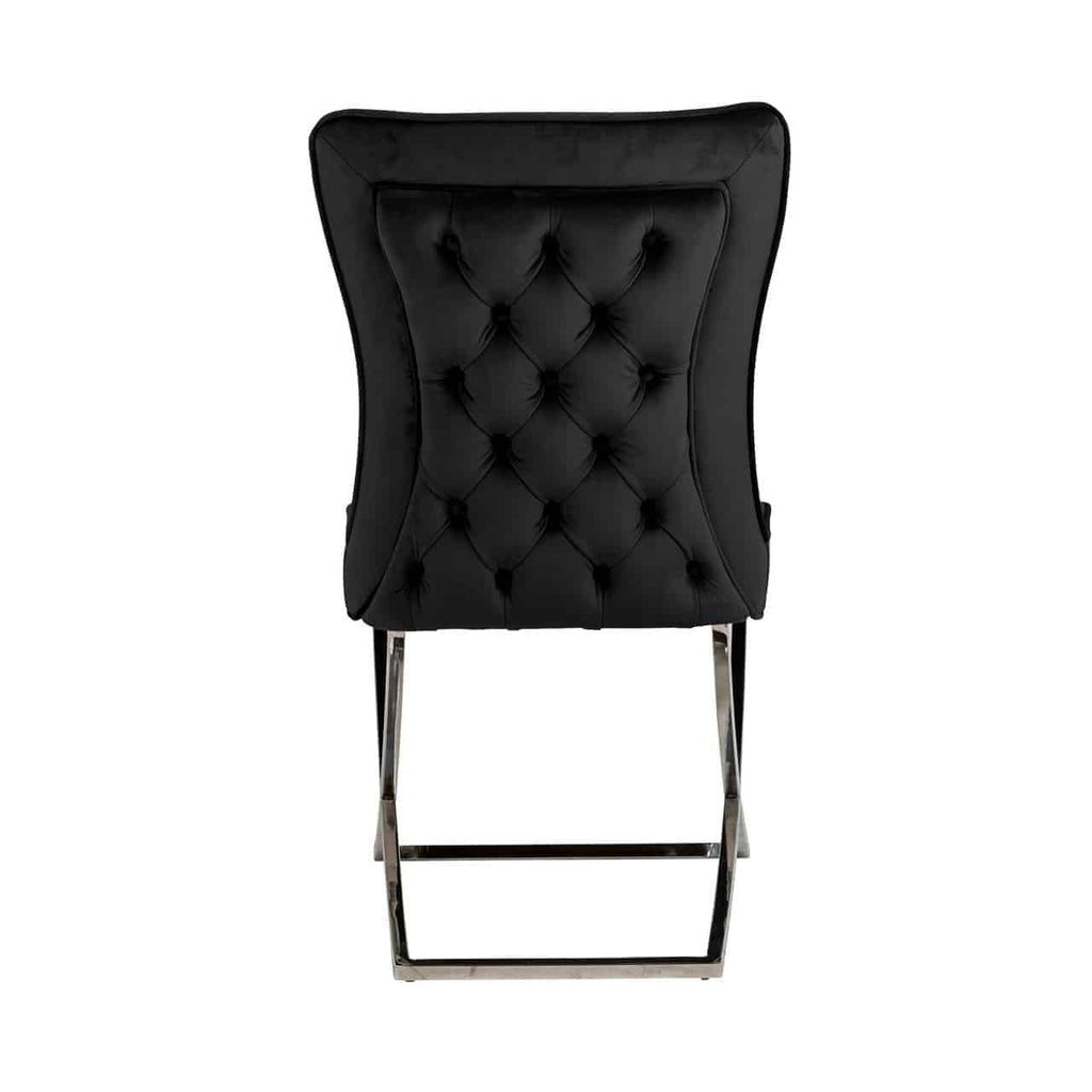 Chaise Milano gris argenté