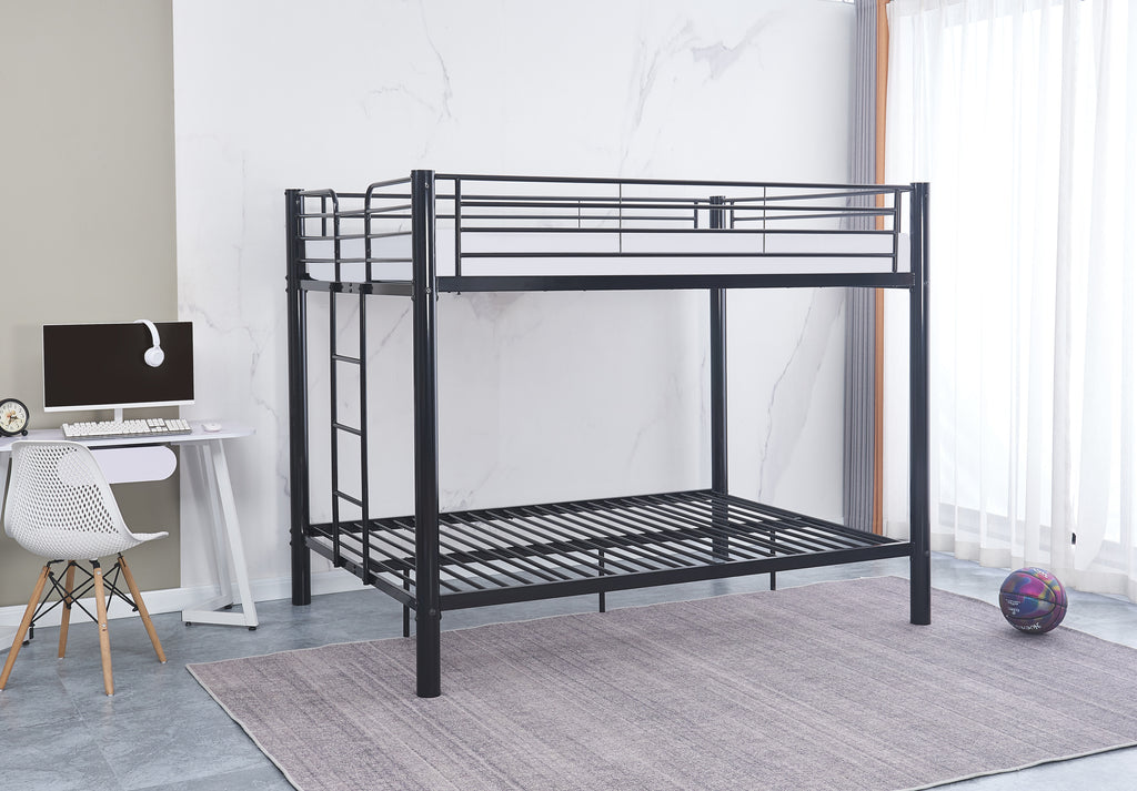 Lit superposé 2+2 noir 140x190