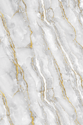Panneau mural PVC 120x255 cm – Effet marbre gris clair doré brillant |
